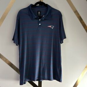 Mens NFL Apparel Patriots Polo Golf Shirt